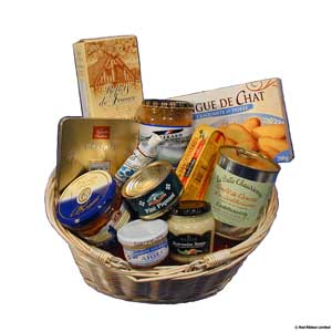 French Gift Basket packed full of products from France